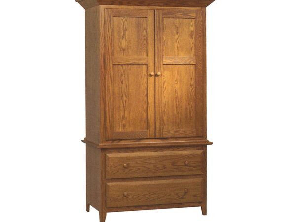 Shaker 2 Drawer Armoire