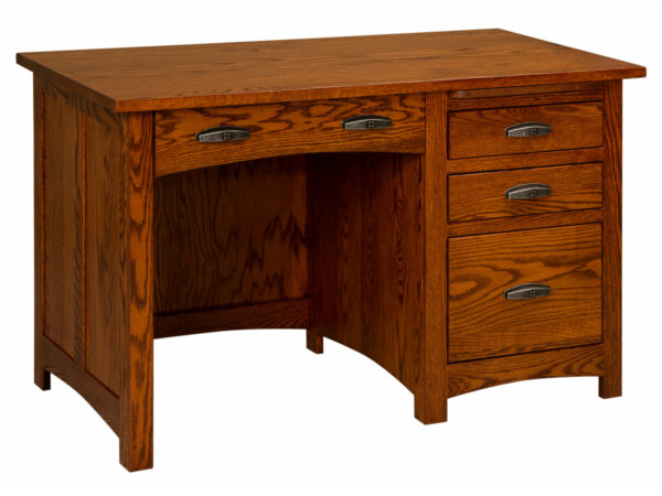 Oakwood Desk Single Pedestal