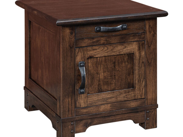 Farmhouse Enclosed End Table