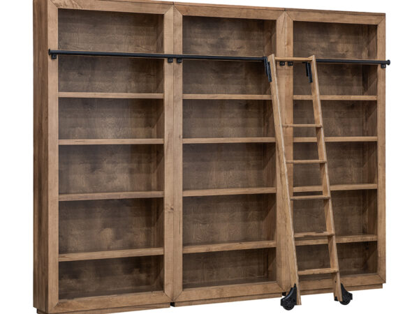 Lexus Rolling Ladder Bookcase with Ladder