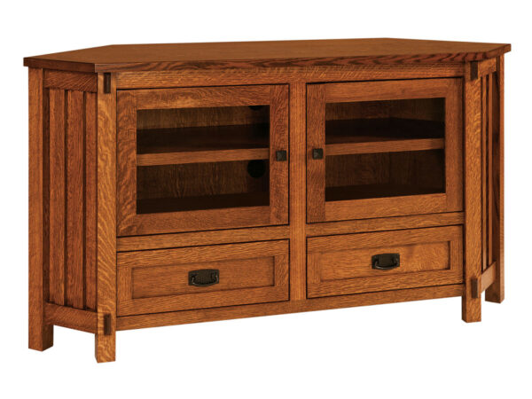 Rio Mission Corner Cabinet - 61"W