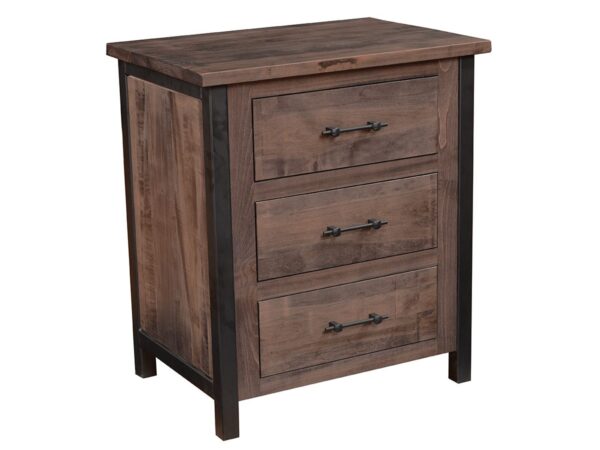 Structura 3 Drawer Nightstand