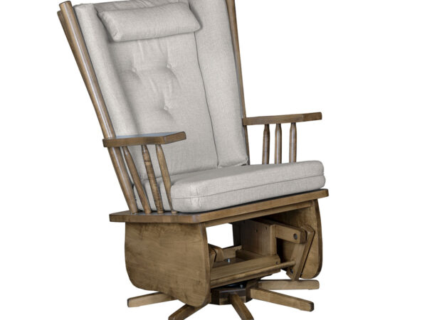 Smooth 4 Post Highback Swivel Glider