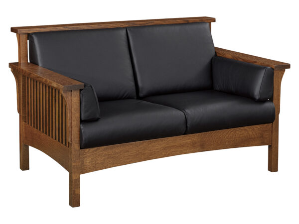 Highback Slat Loveseat