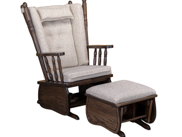 4 Post Minnie Regular Glider and Ottoman