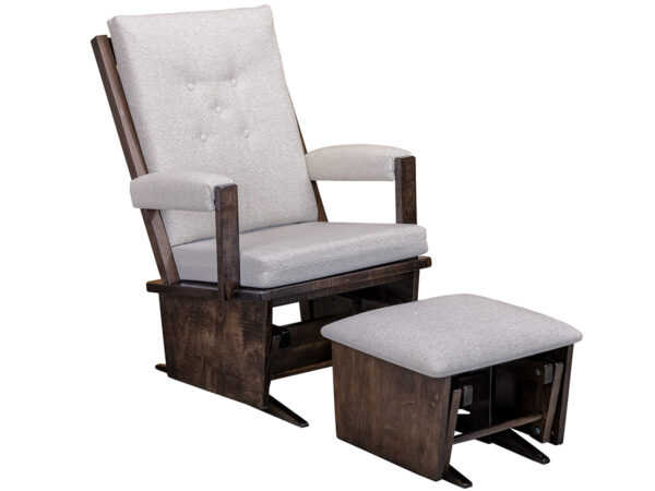 Remi Glider and Ottoman