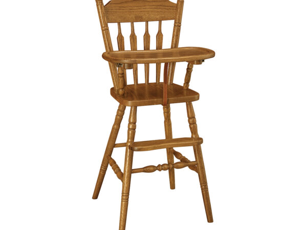 Post Plain Back Highchair