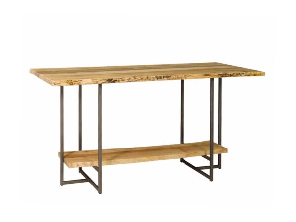 Live Edge Bar Table with T Base