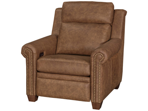 Remington Chair Recliner with Tilt Headrest - Rolled Arm