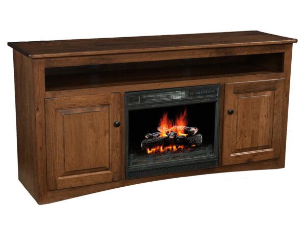 Economy TV Stand with Fireplace