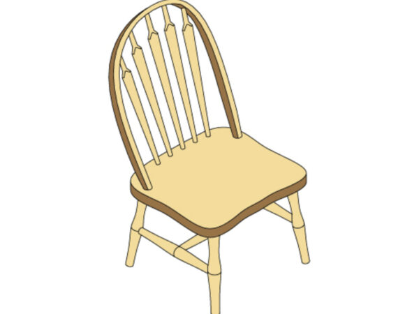 Arrow Back Child's Chair