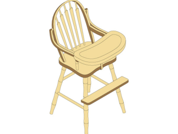 Arrow Back Youth High Chair
