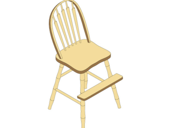 Arrow Back Youth Side Chair