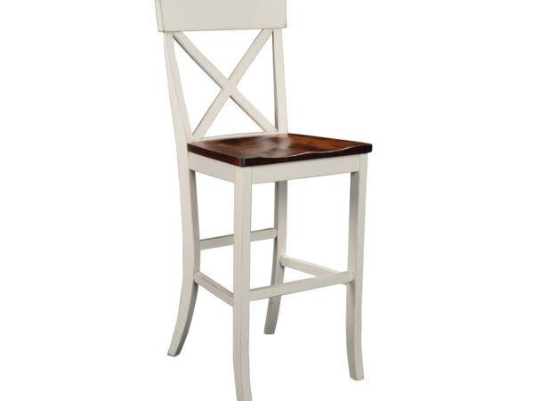 Single X Back Bar Chair
