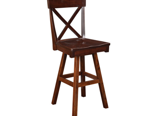 Single X Back Bar Stool