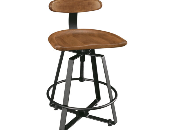 Iron Craft Barstool with Back