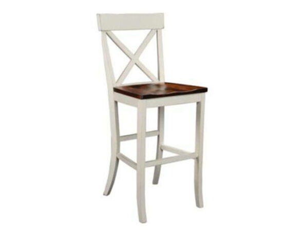 Single X Back Bar Chair