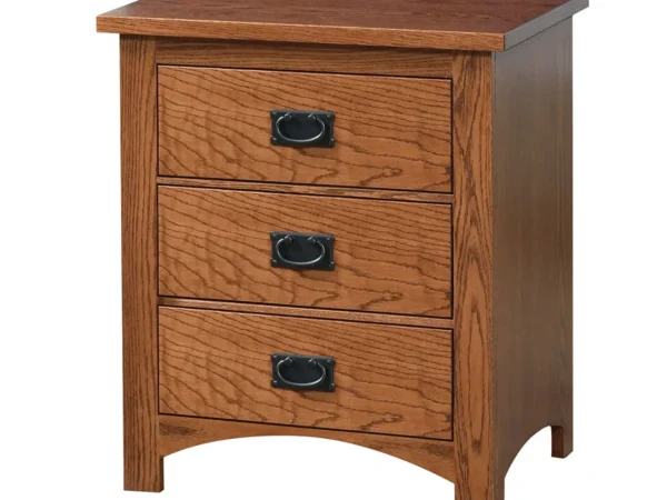 Siesta Mission 3 Drawer Nightstand