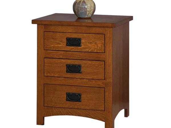 Michaels Mission 3 Drawer Nightstand