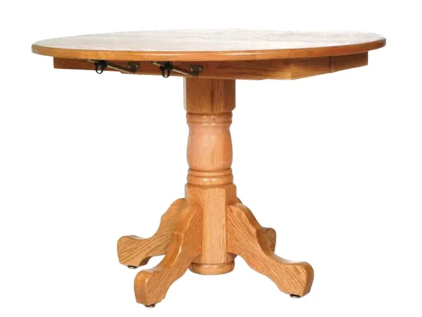 Single Pedestal Drop Leaf Table