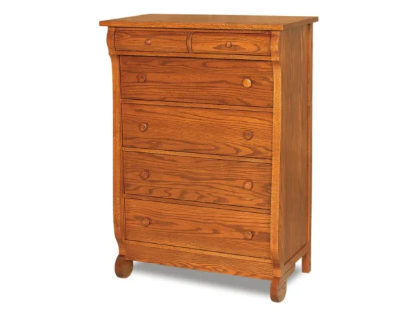 Old Classic Sleigh 6 Drawer Chest