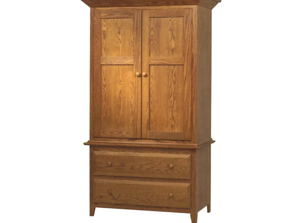 Shaker 2 Drawer Armoire
