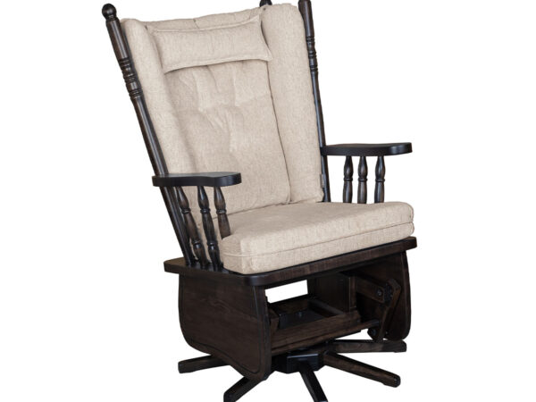 4 Post High Back Swivel Glider