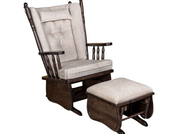 4 Post High Back Regular Glider and Ottoman