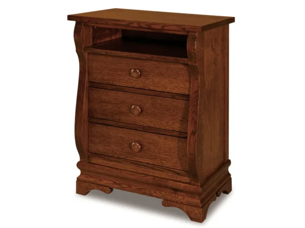 Chippewa Sleigh 3 Drawer Nightstand - 25¼"W