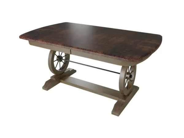 Conestoga Double Pedestal Table
