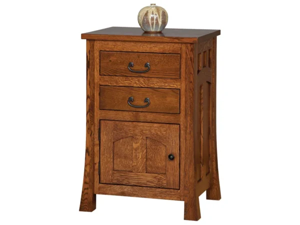 Bridgeport Mission 2 Drawer 1 Door Nightstand