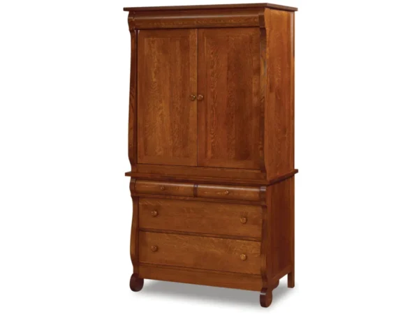 Old Classic Sleigh Armoire