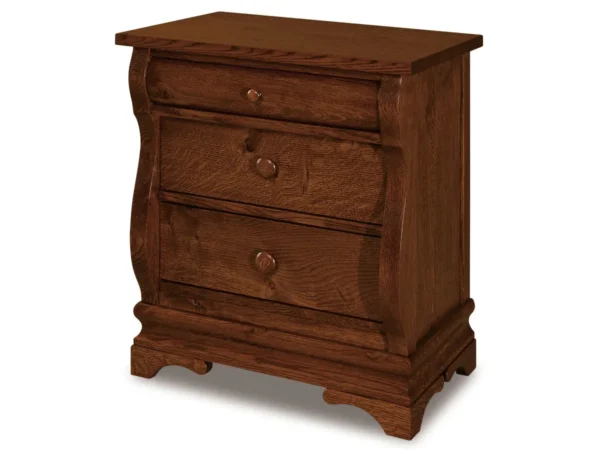 Chippewa Sleigh 3 Drawer Nightstand - 25¼"W