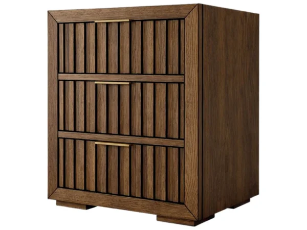 Cosmopolitan Loft 3 Drawer Nightstand - 26"W