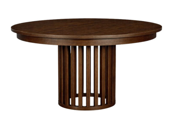 Cosmopolitan Loft 54" Round Dining Table with Skirt
