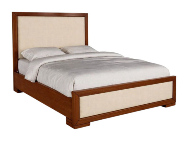 Metropolitan Queen Bed with Fabric Footboard