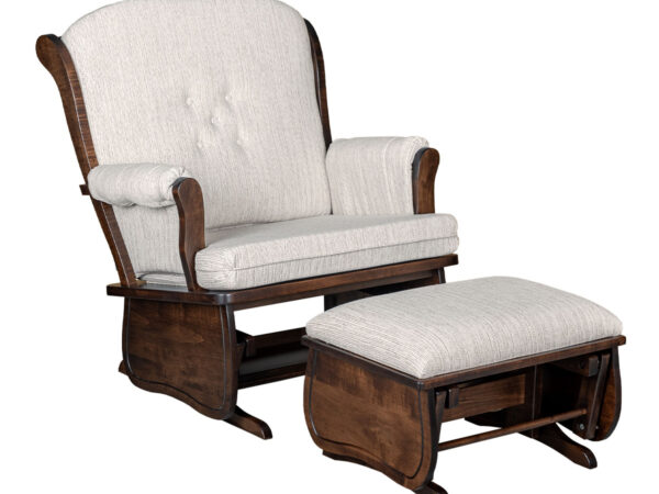 Swanback Chair and a Half Glider and Ottoman