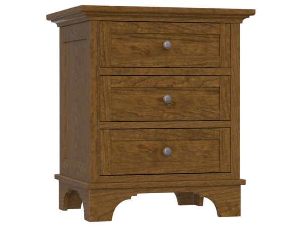Arlington 3 Drawer Nightstand