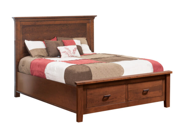 Arlington Bed with Footboard Storage