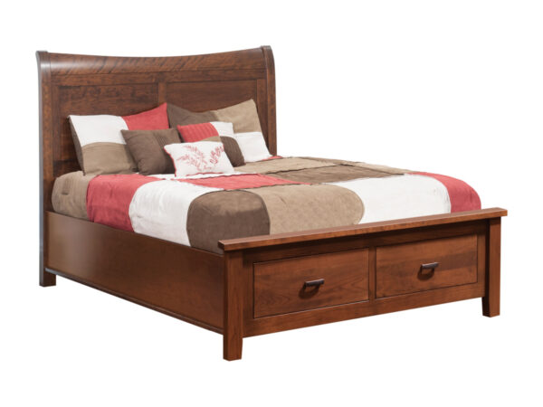 Arlington Bed with Footboard Storage
