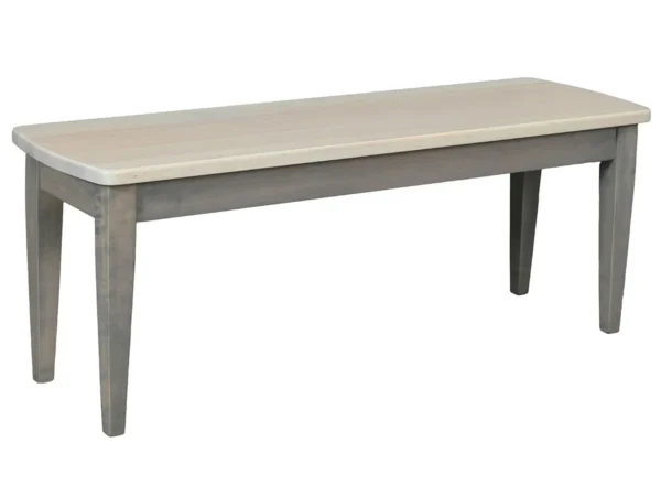 Bowed End Shaker Leg Bench