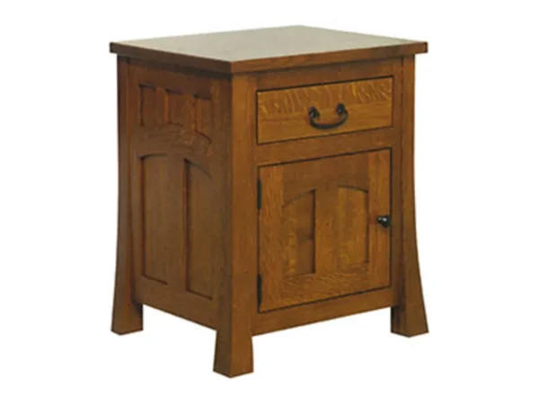 Bridgeport Mission 1 Drawer 1 Door Nightstand