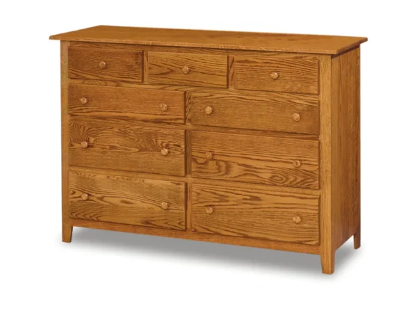 Shaker 9 Drawer Dresser - 59"W