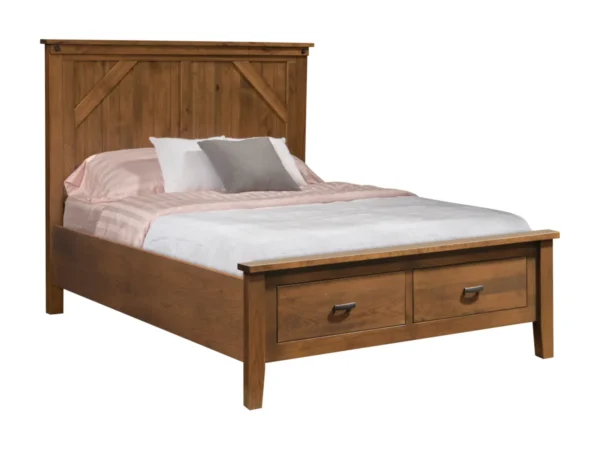 Cambridge Bed with Footboard Storage