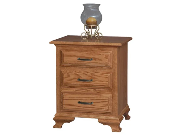 Crown Villa 3 Drawer Nightstand