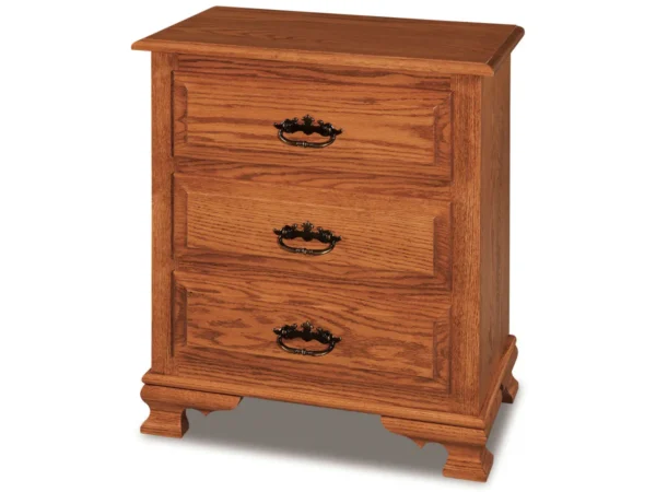 Heritage 3 Drawer Nightstand