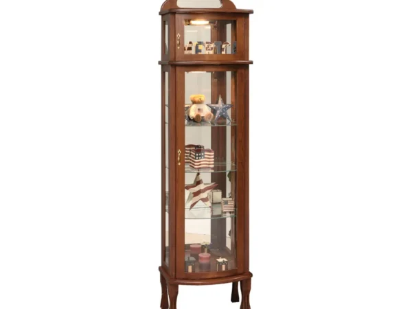 Rectangular Bonnet Top Curio