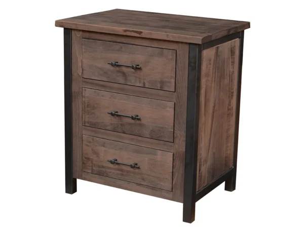 Structura 3 Drawer Nightstand