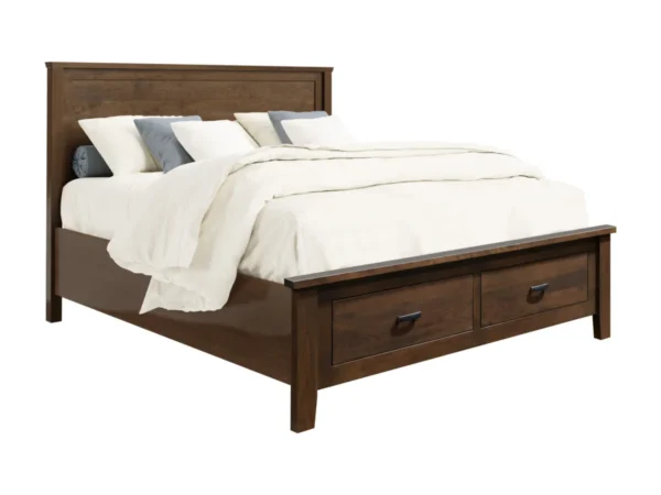 Boulder Creek Bed with Footboard Storage