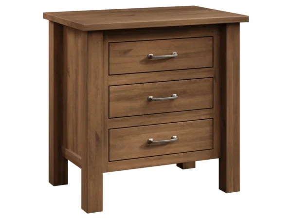 Lindholt Three Drawer Nightstand